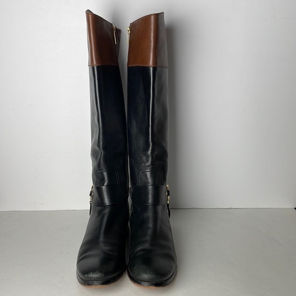 Michael Kors Fulton Tall Harness Riding Boots 7 - Picture 9 of 13